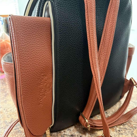 Itzy Ritzy Herringbone Mini Diaper Bag Backpack - Picture 11 of 11